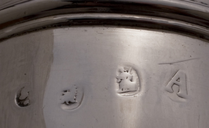 George I Silver Coffee Pot - Newdigate Family Armorial
